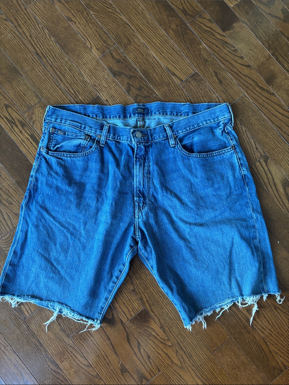 Ralph Lauren Blue Denim Cutoff Jean Shorts - 40